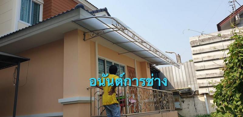 ประตูสแตนเลสผสมไม้ - อนันต์การช่าง